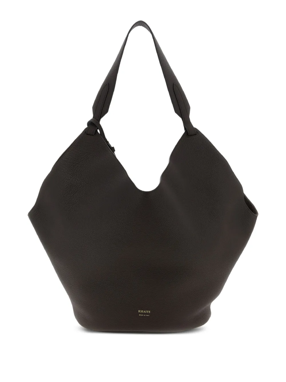 KHAITE Lotus medium tote bag Bruin