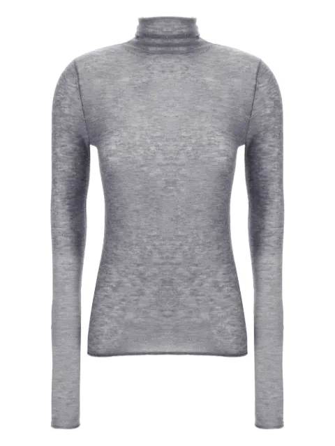 PINKO sequin-appliqué turtleneck sweater