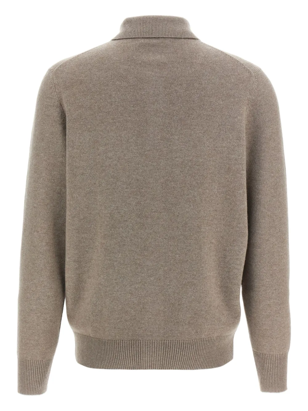 Brunello Cucinelli flap-pocket collared cardigan Beige