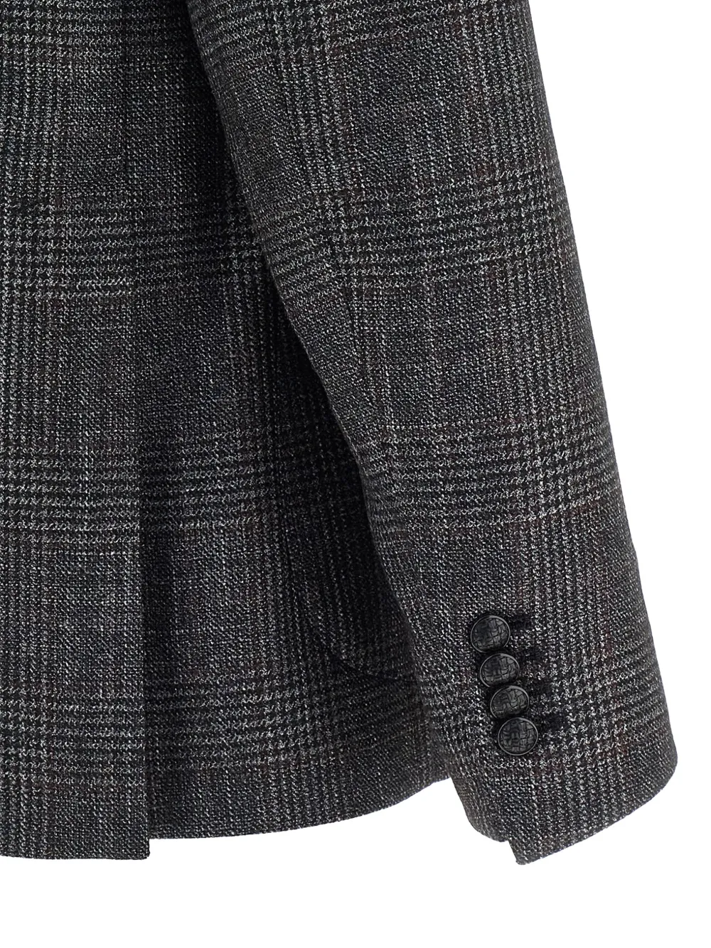 Tagliatore check-patterned blazer Grijs