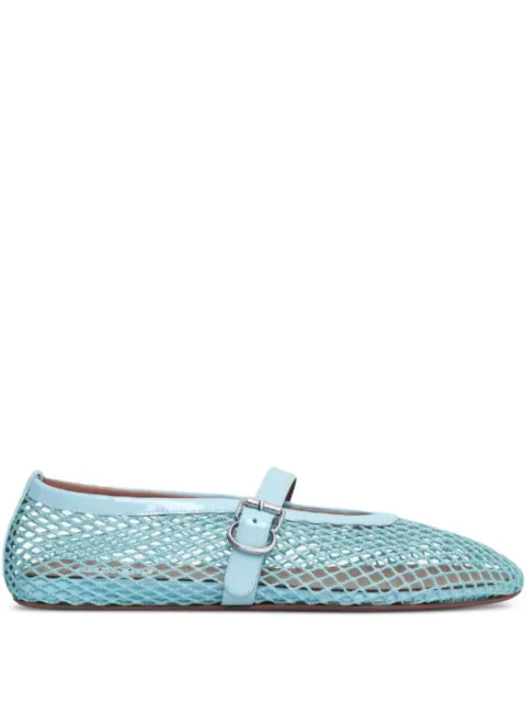 Alaïa Sapatilha com fivela e recorte de mesh