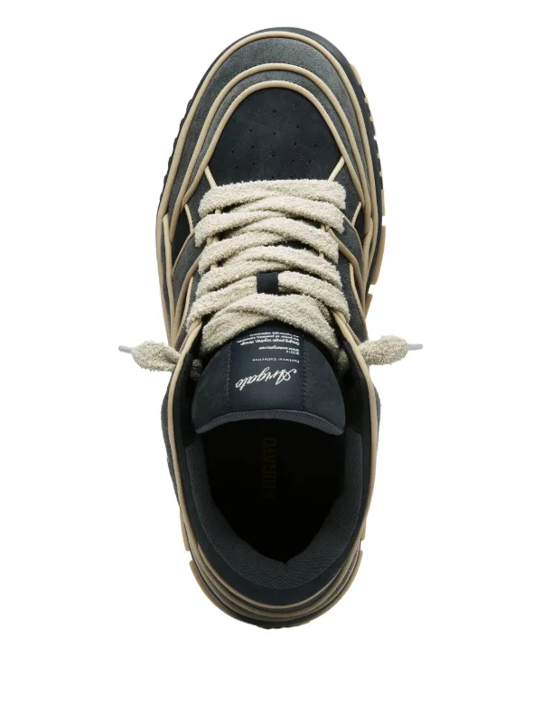 Axel Arigato Leather Suede Sneakers | Blue | FARFETCH CA