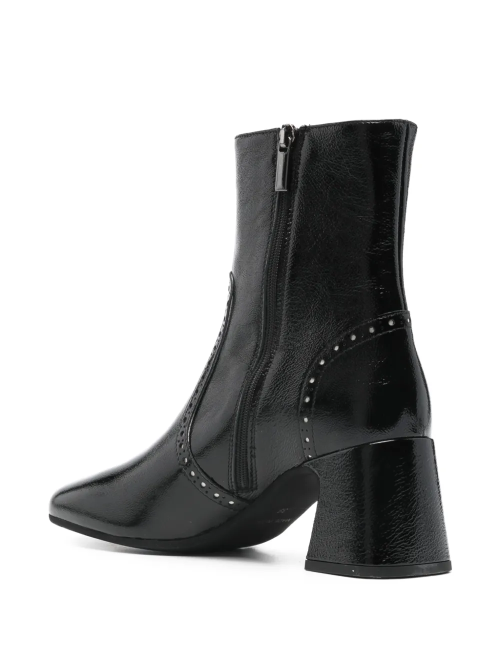 Evaluna Laarzen met blokhak en studs Zwart