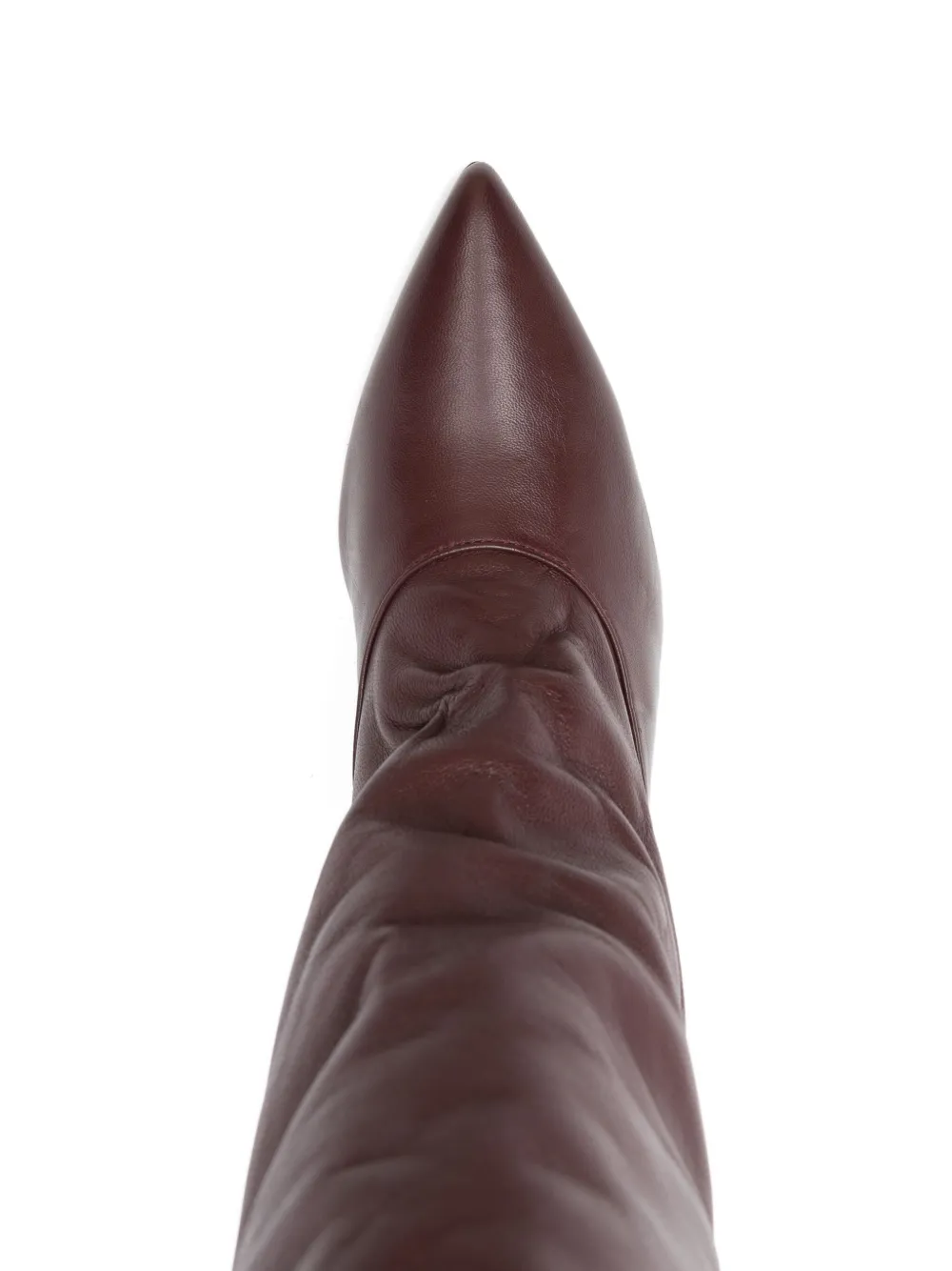 Evaluna 85mm pointed-toe boots Red