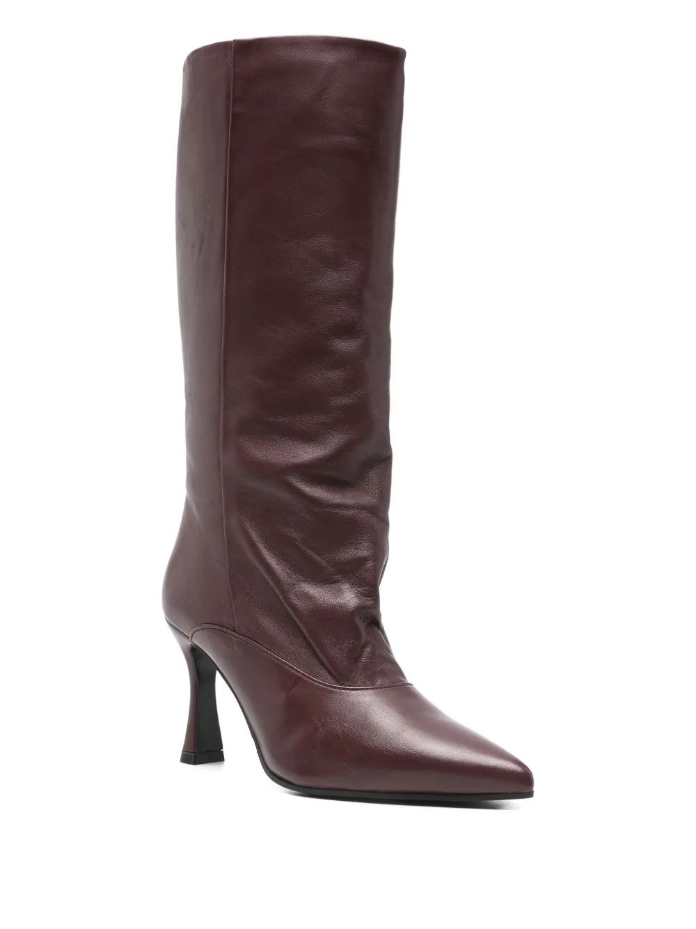 Evaluna 85mm pointed-toe boots Red