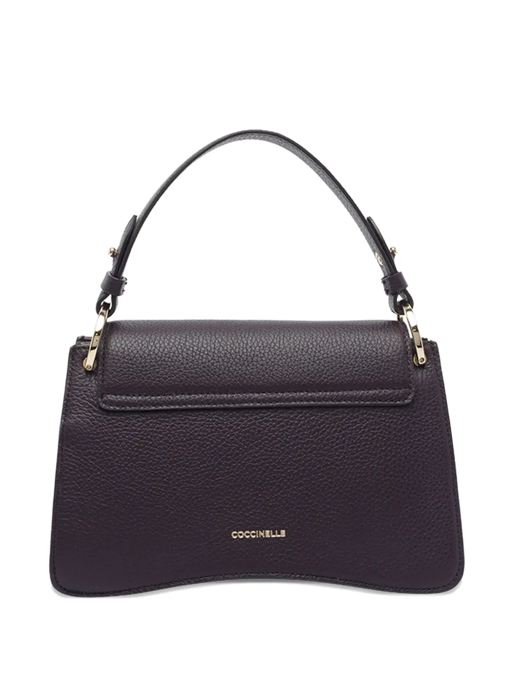 Coccinelle C-Me logo-plaque top-handle tote bag Paars