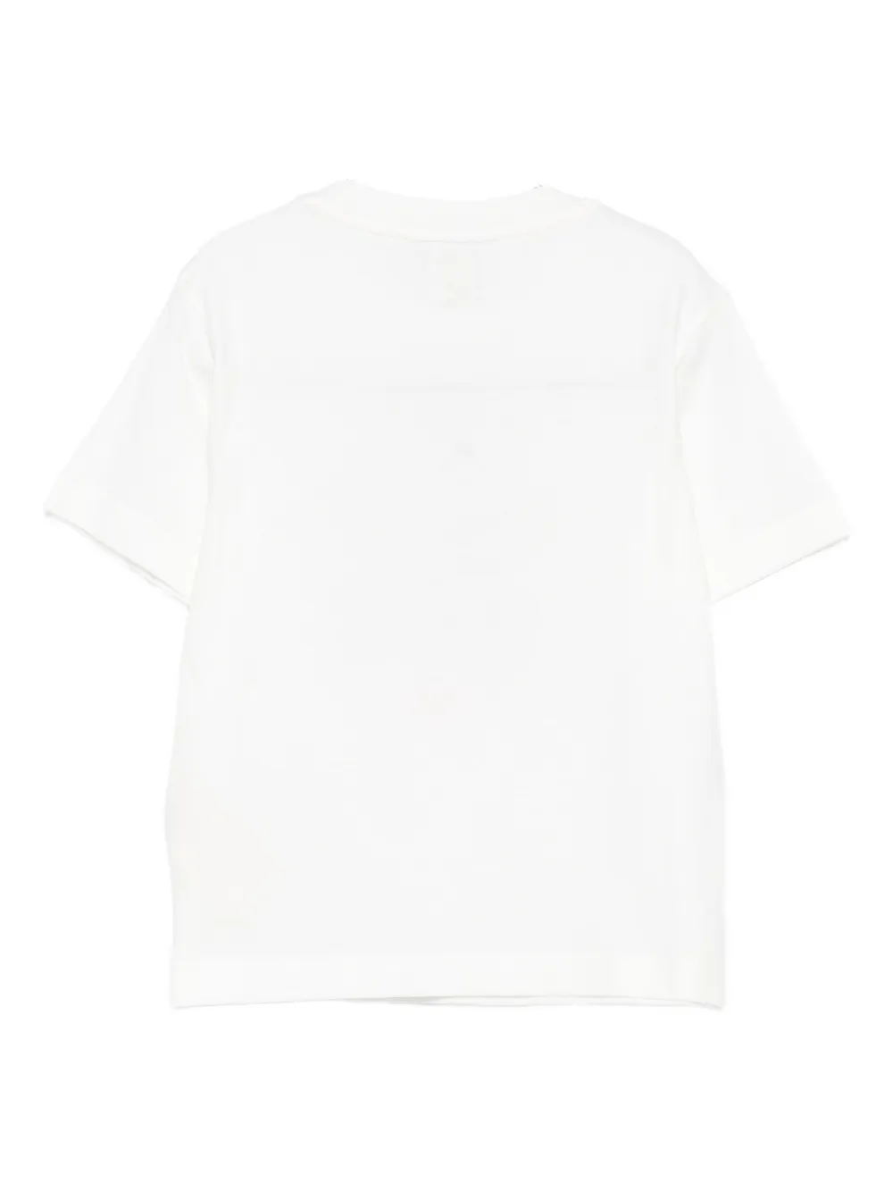 Fendi Kids T-shirt met bloemen- en beerprint Wit