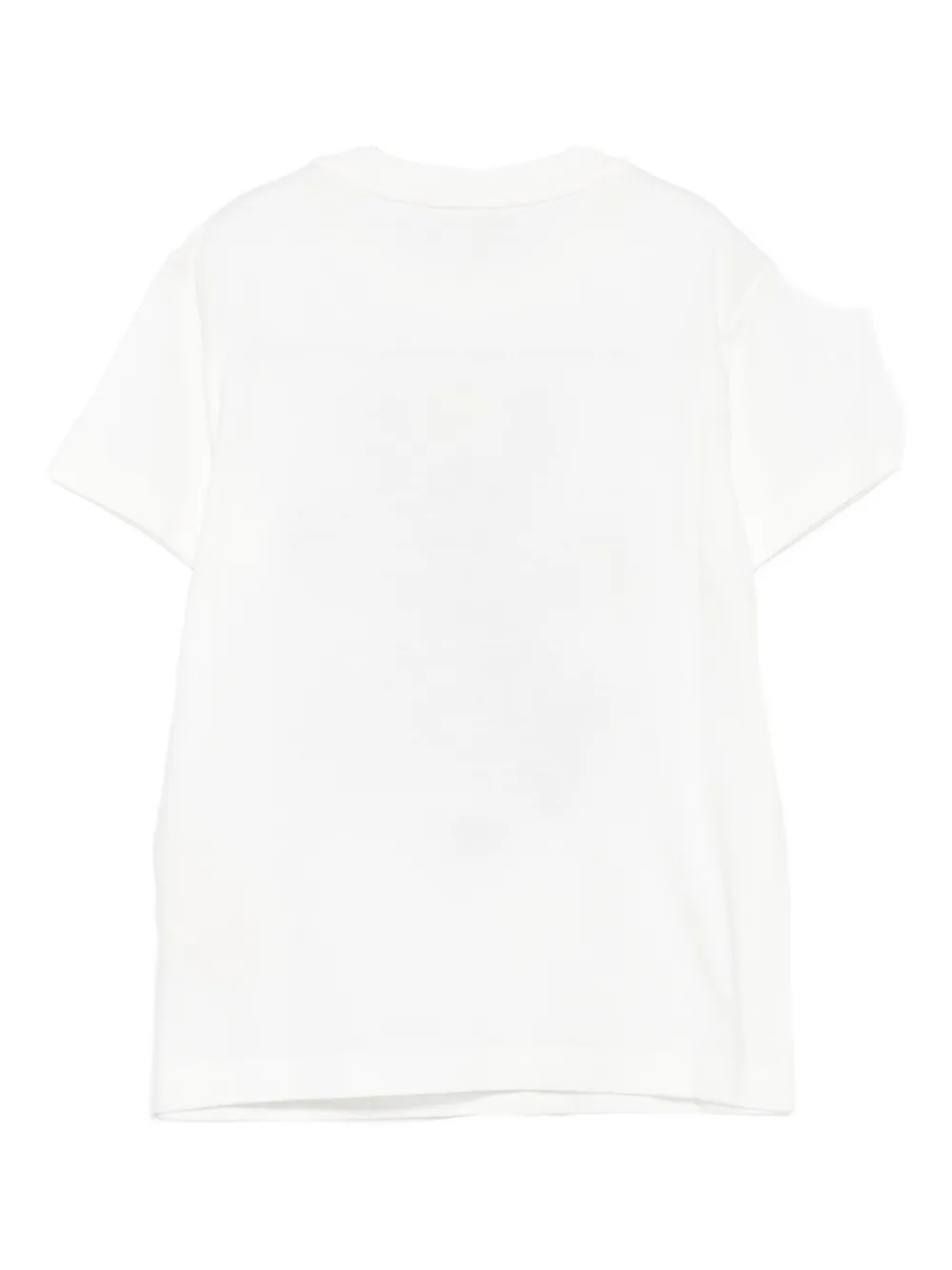 Fendi Kids crewneck bear-print T-shirt Wit