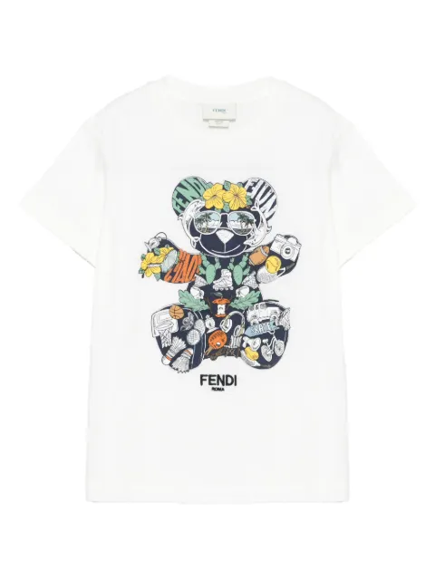 Fendi Kids T-shirt con stampa
