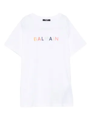Fendi Kids 1925 Roma Logo T-shirt | White | FARFETCH