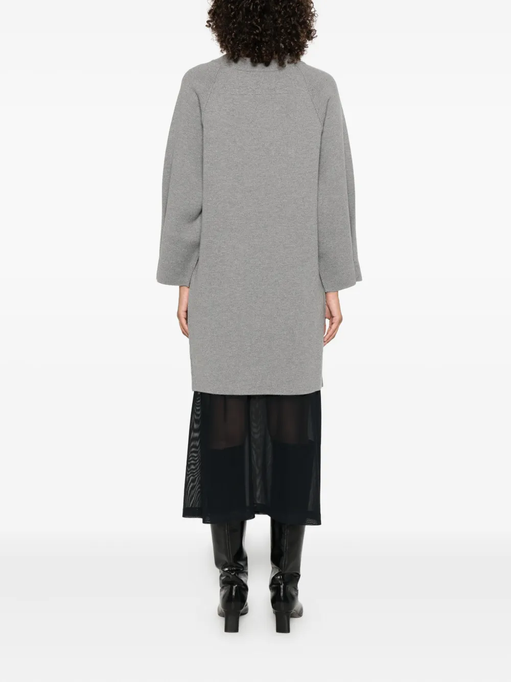 Max Mara Jurk met raglan mouwen Grijs