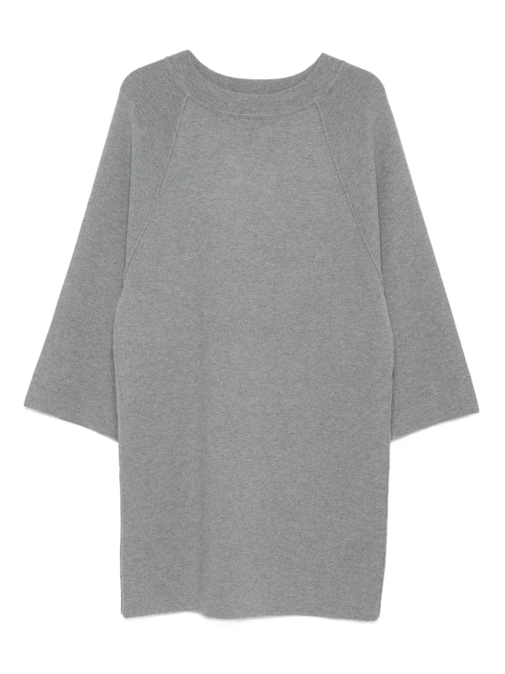 Max Mara Jurk met raglan mouwen Grijs