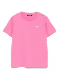 Balmain Kids embellished-button T-shirt - Pink