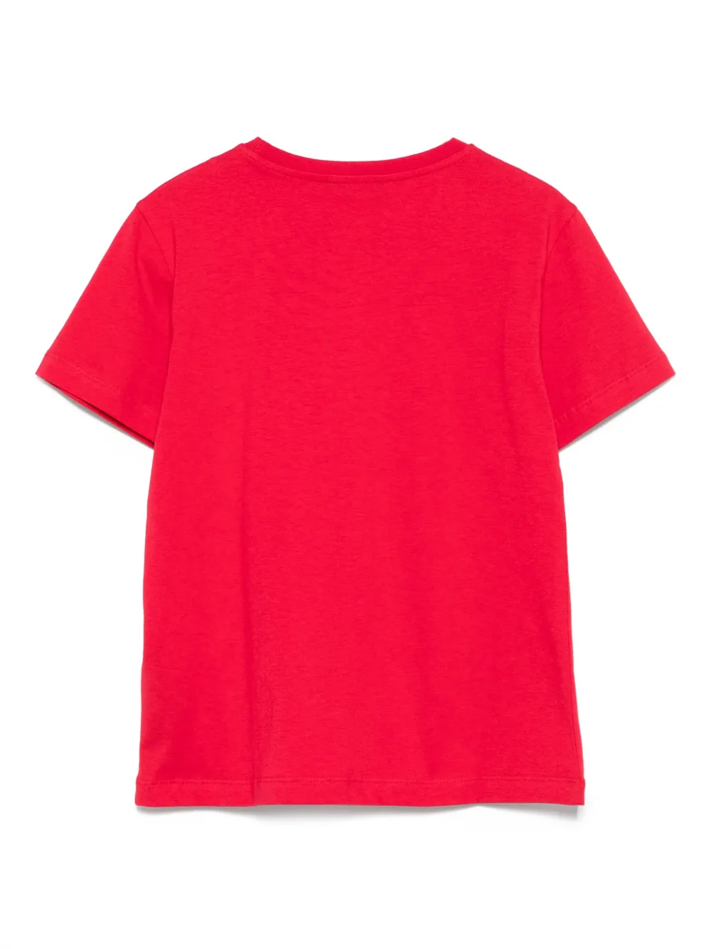 Balmain Kids T-shirt met geborduurd logo Rood