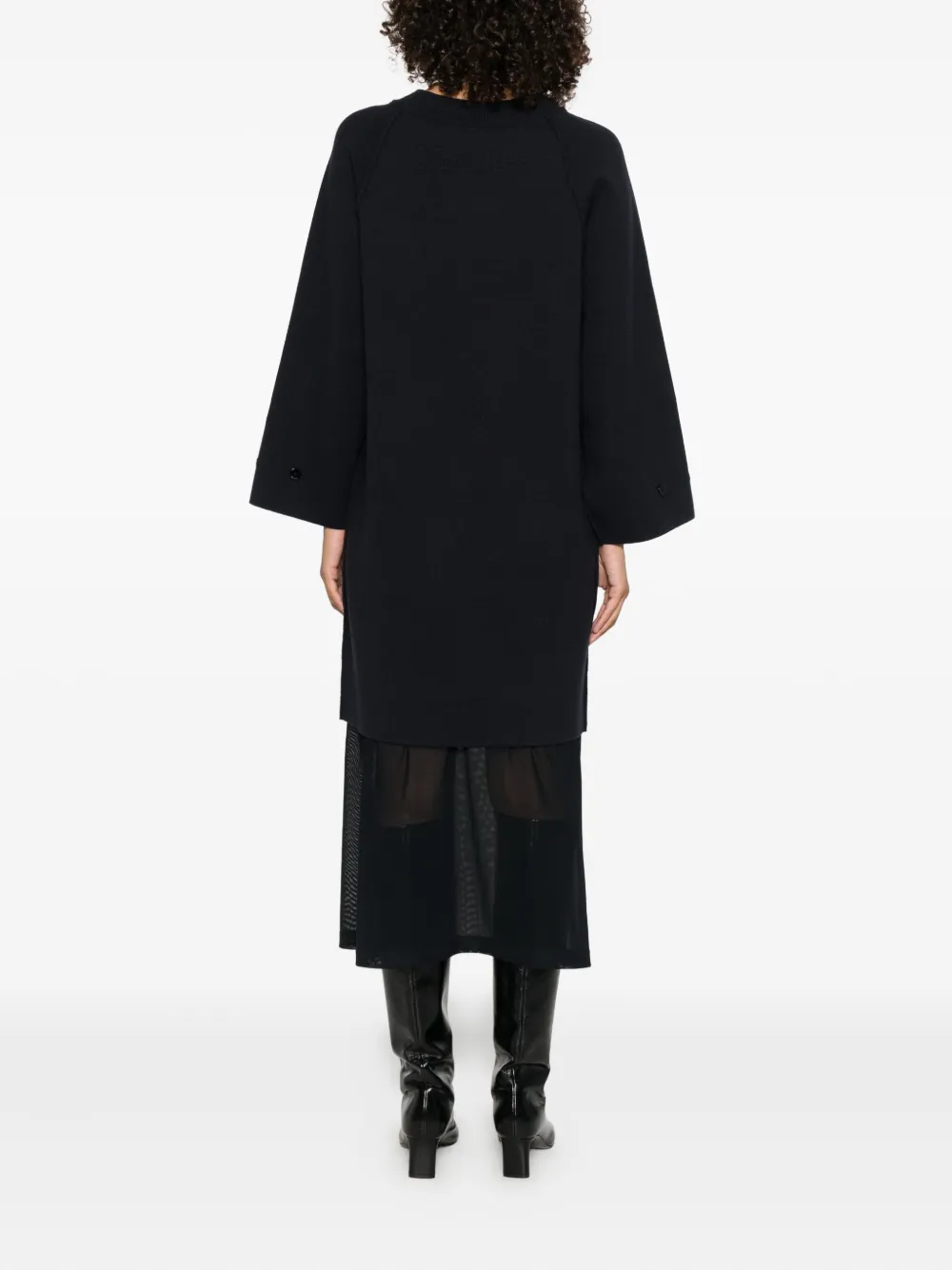 Max Mara Jurk met raglan mouwen Blauw