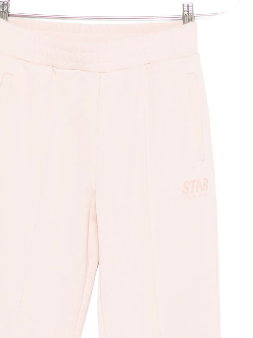 Golden Goose Kids star-logo panelled track pants Roze