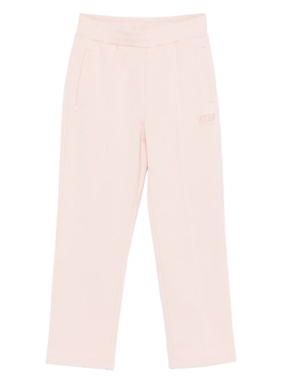 Golden Goose Kids star-logo panelled track pants Roze