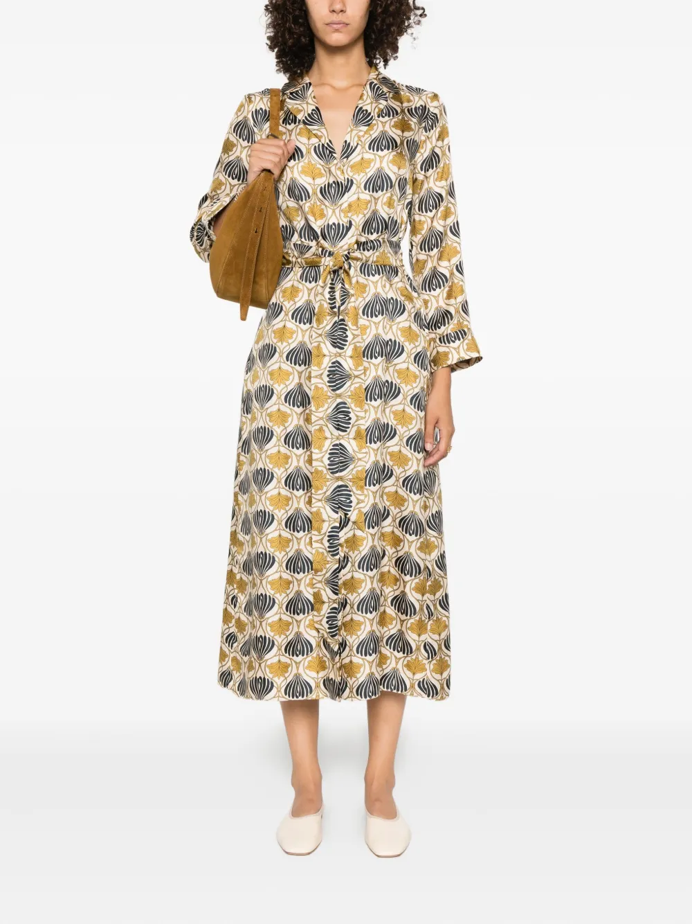Max Mara  belted silk dress | Day Dresses | Image 2