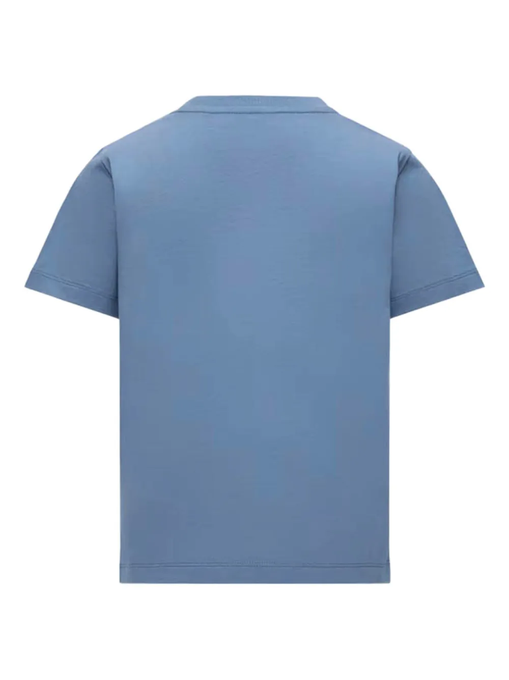Moncler Enfant logo-patch cotton T-shirt Blauw