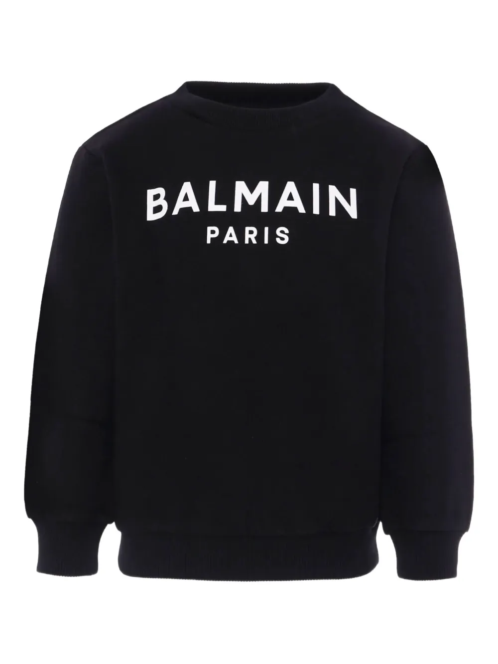 Balmain Kids logo-print sweatshirt Zwart