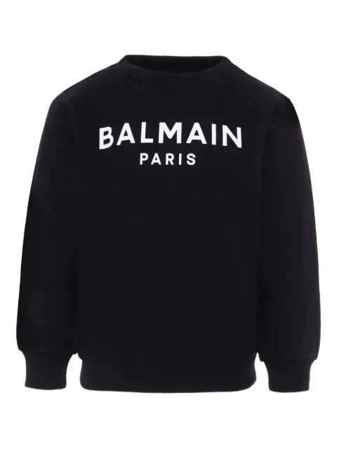 Balmain Kids logo-print sweatshirt