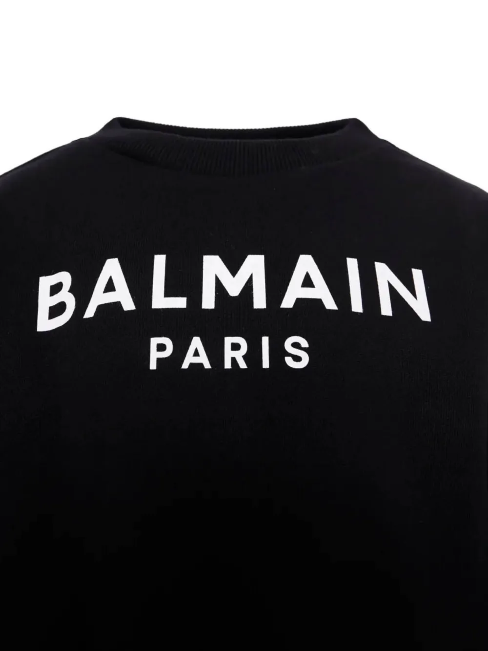 Balmain Kids logo-print sweatshirt Zwart