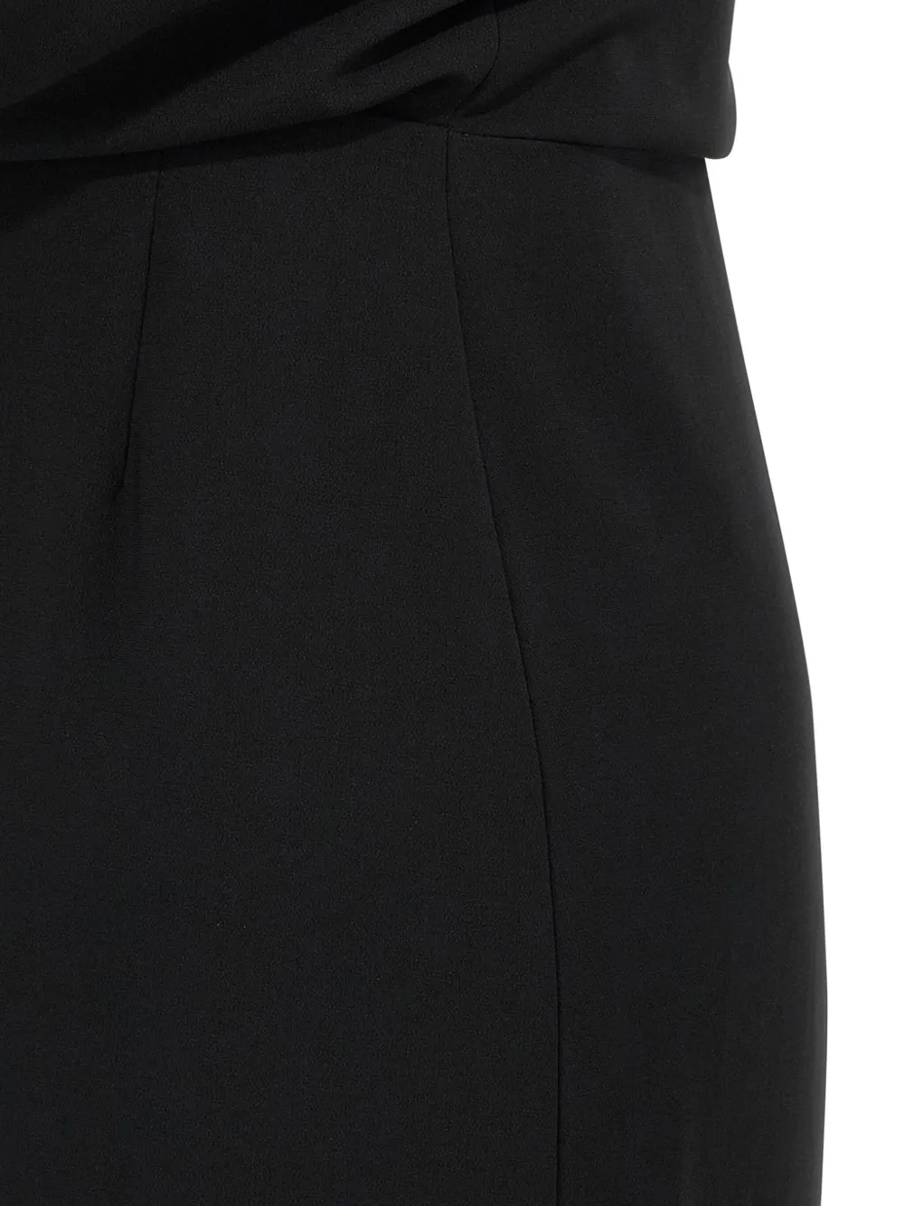 Max Mara Gedrapeerde jurk Zwart