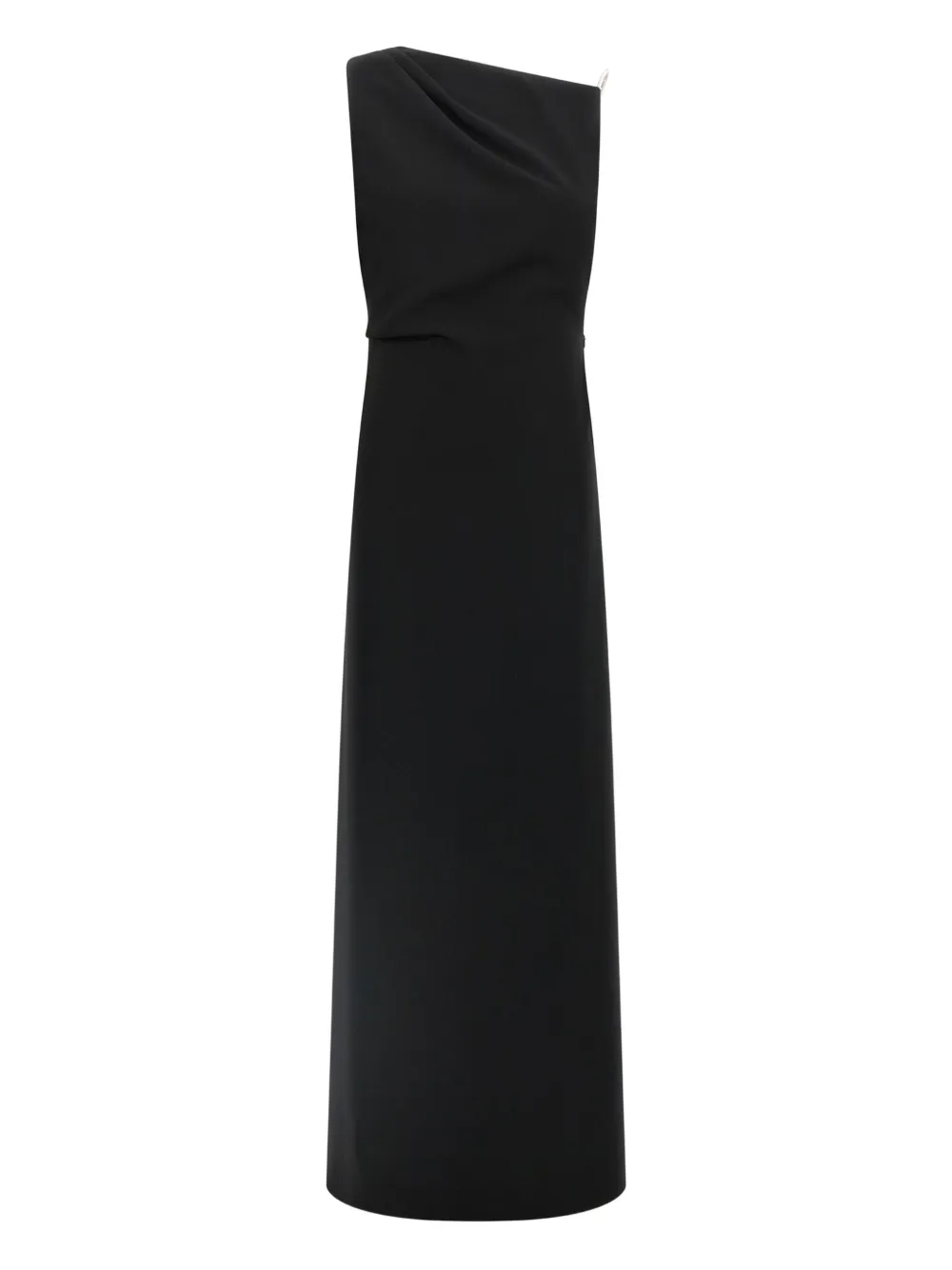 Max Mara draped one-shoulder dress | Black | Image 1