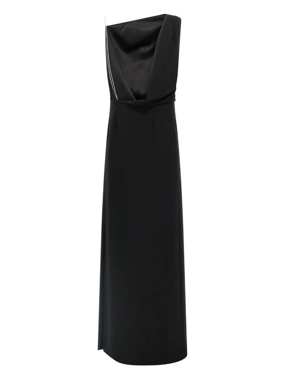 Max Mara Gedrapeerde jurk - Zwart