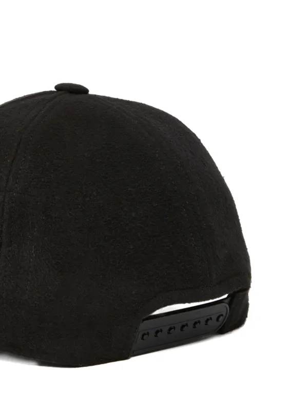 Rick Owens DRKSHDW エンブロイダリー キャップ | ブラック | FARFETCH JP