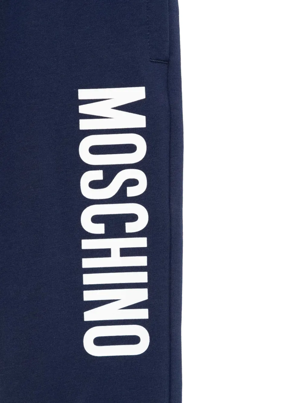 Moschino Kids Trainingsbroek met logo Blauw