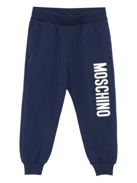 Moschino Kids pants con detalle del logo