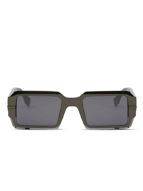 FENDI lunettes de soleil à monture rectangulaire