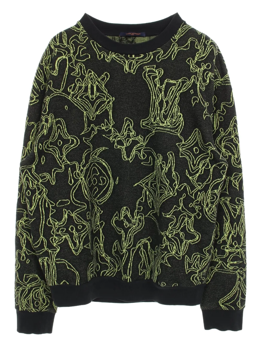 2000s intarsia-knit sweater