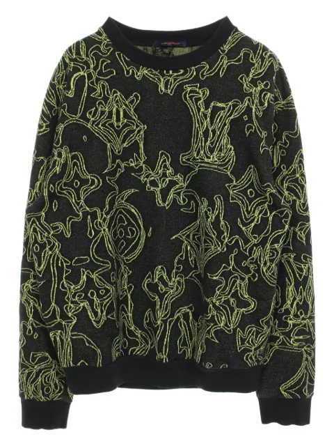 Louis Vuitton Pre-Owned 2000s Intarsien-Pullover