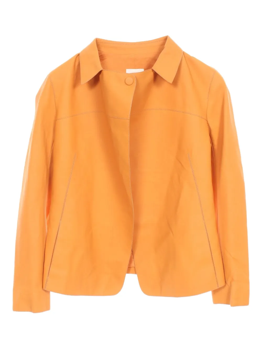 Hermès Pre-Owned 2000s Jacke aus Leder | Orange | Image 1