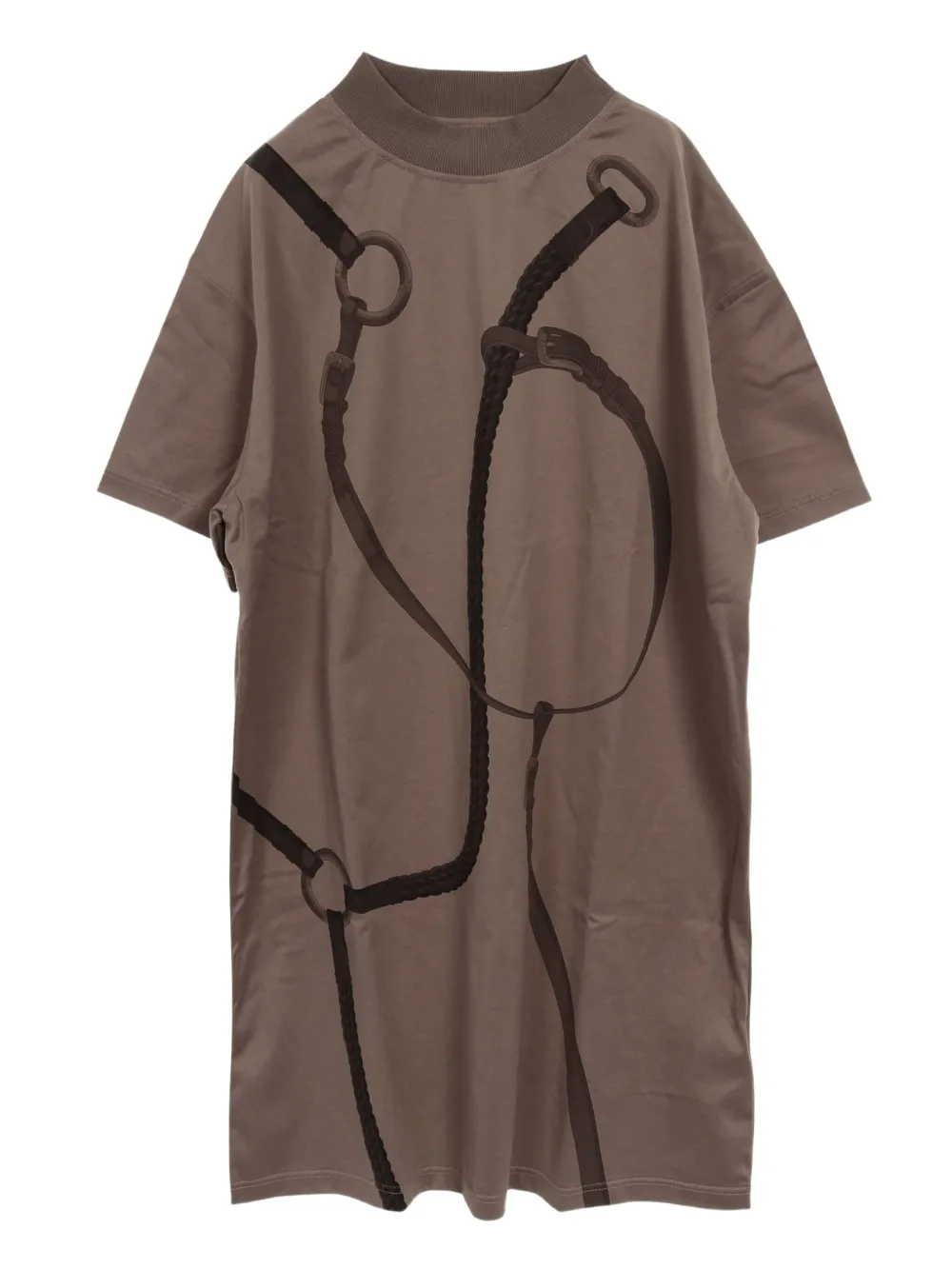 Hermès Pre-Owned 2020s Coaching Remix dress | Brown | Image 1