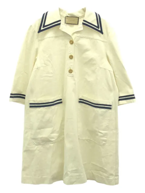 Gucci Pre-Owned 2000s Sailor-collar cotton dress
