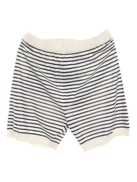 Prada Pre-Owned 2020 striped silk shorts
