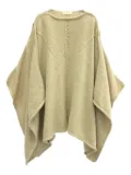 Valentino Pre-Owned 2000s cable-knit poncho top - Neutrals