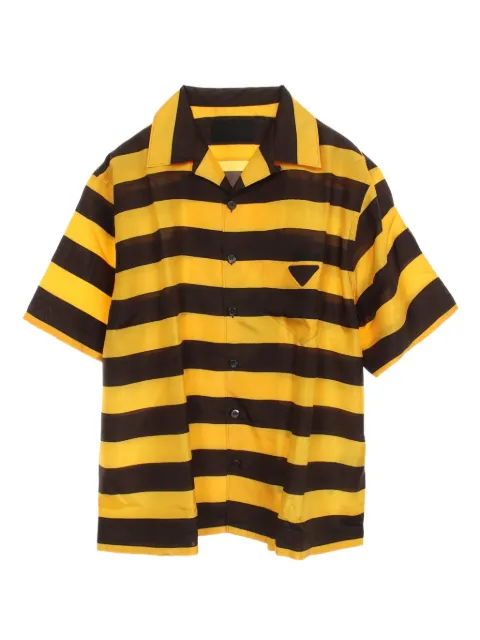Prada Pre-Owned 2020s striped silk shirt