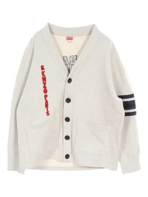 Kenzo Pre-Owned 2000 Tiger Head-embroidered cardigan