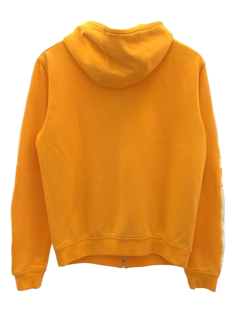 Pre-owned Hermes 2000s Zip-up Hooded Jacket In Orange