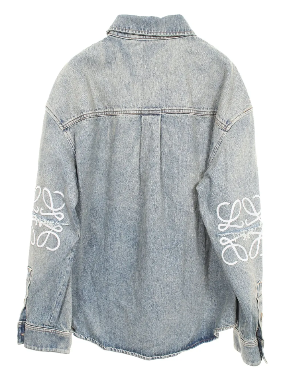 Loewe Pre-Owned 2020s Anagram denim shirt | Image 2