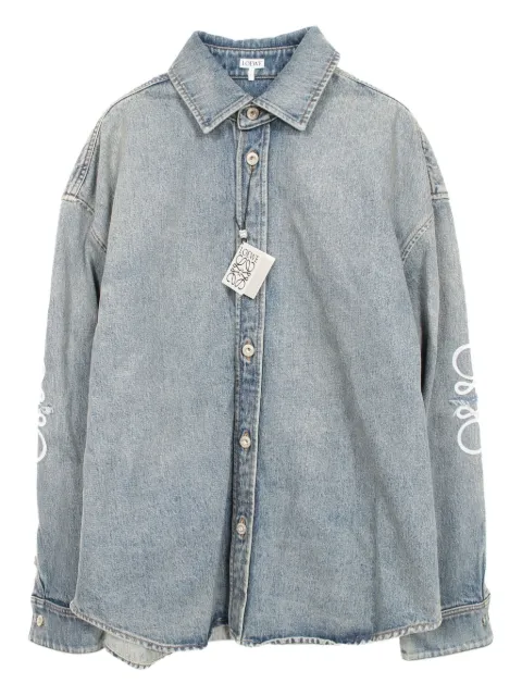 Loewe Pre-Owned Camicia denim Anagram anni 2020