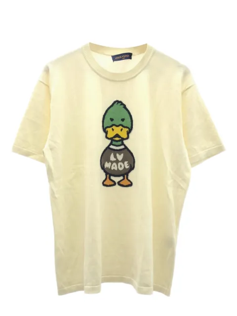 Louis Vuitton Pre-Owned x Nigo 2000 duck-jacquard T-shirt