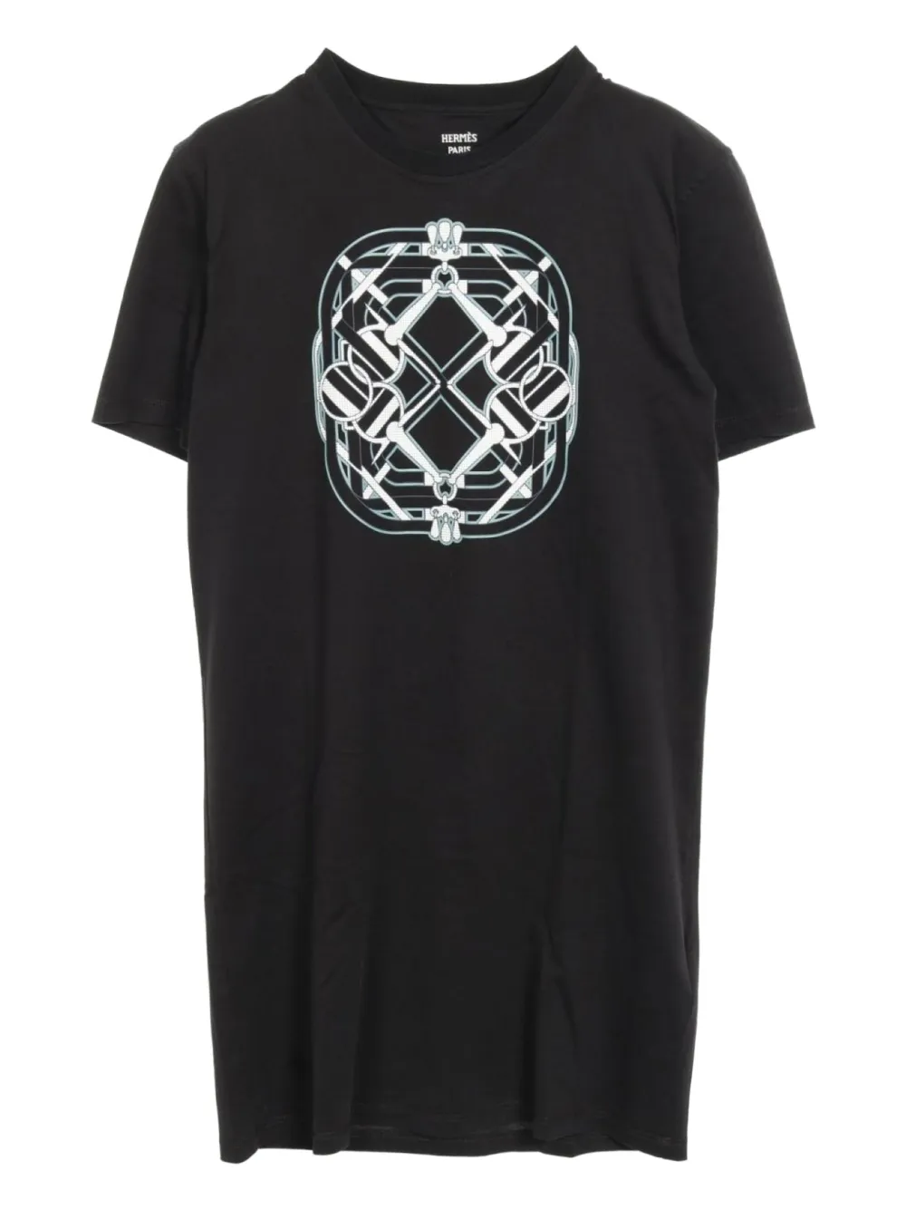 Hermès Pre-Owned 2000s Tシャツワンピース - ブラック Hermès Pre-Owned 2000s Tシャツワンピース - ブラック