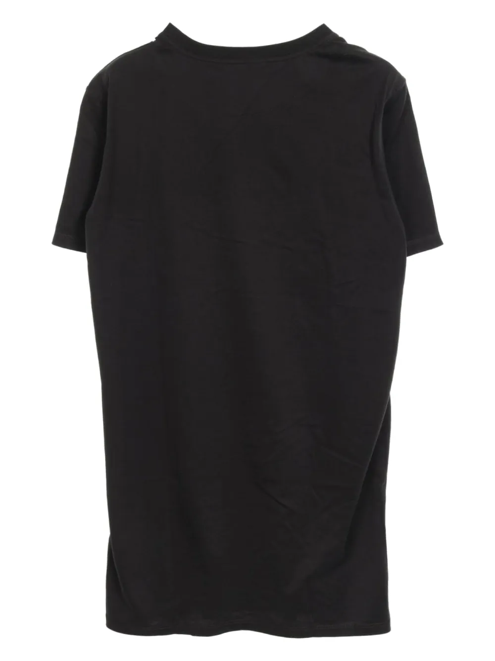 Hermès Pre-Owned 2000s T-shirtjurk met cartouche print - Zwart