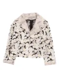 Louis Vuitton Pre-Owned 2000 floral-pattern cotton jacket - Black