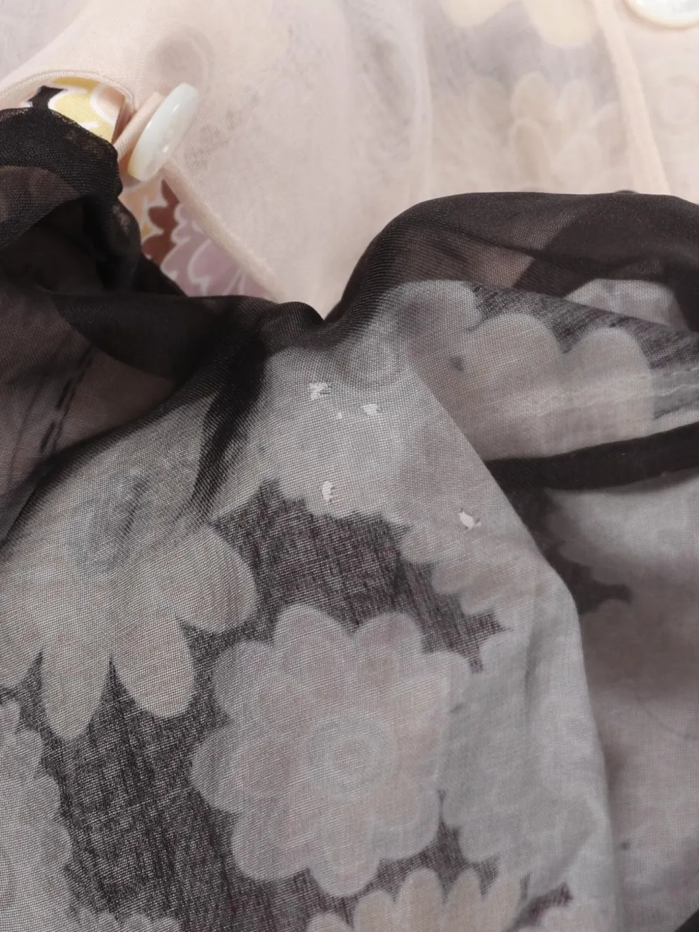 Pre-owned Louis Vuitton 2000 Floral-pattern Cotton Jacket In Black
